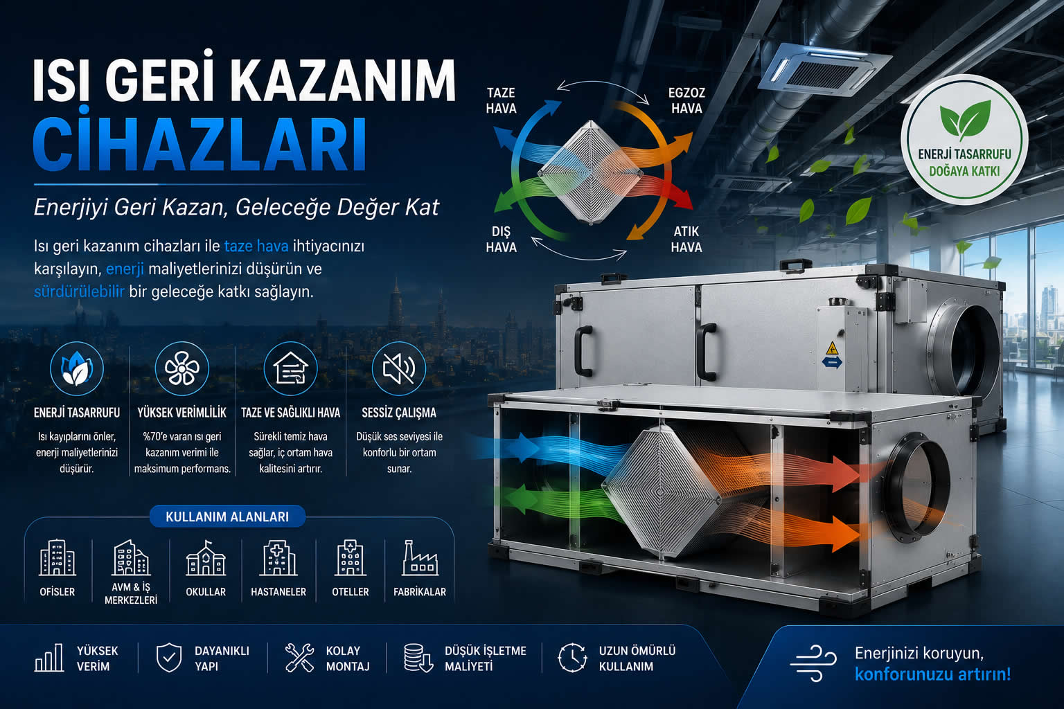 Isı Geri Kazanım Cihazları
